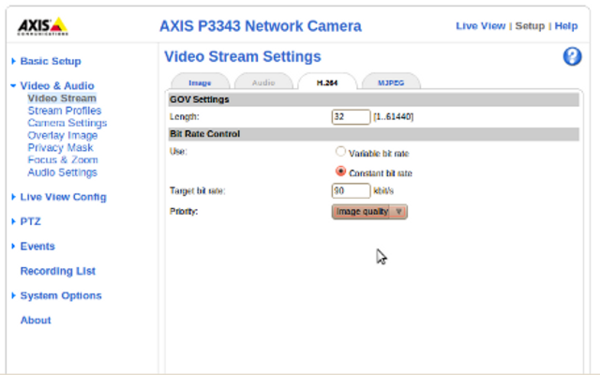 ZoneMinder Wiki - Wiki - How to stream h264 with ffmpeg from an Axis P3343